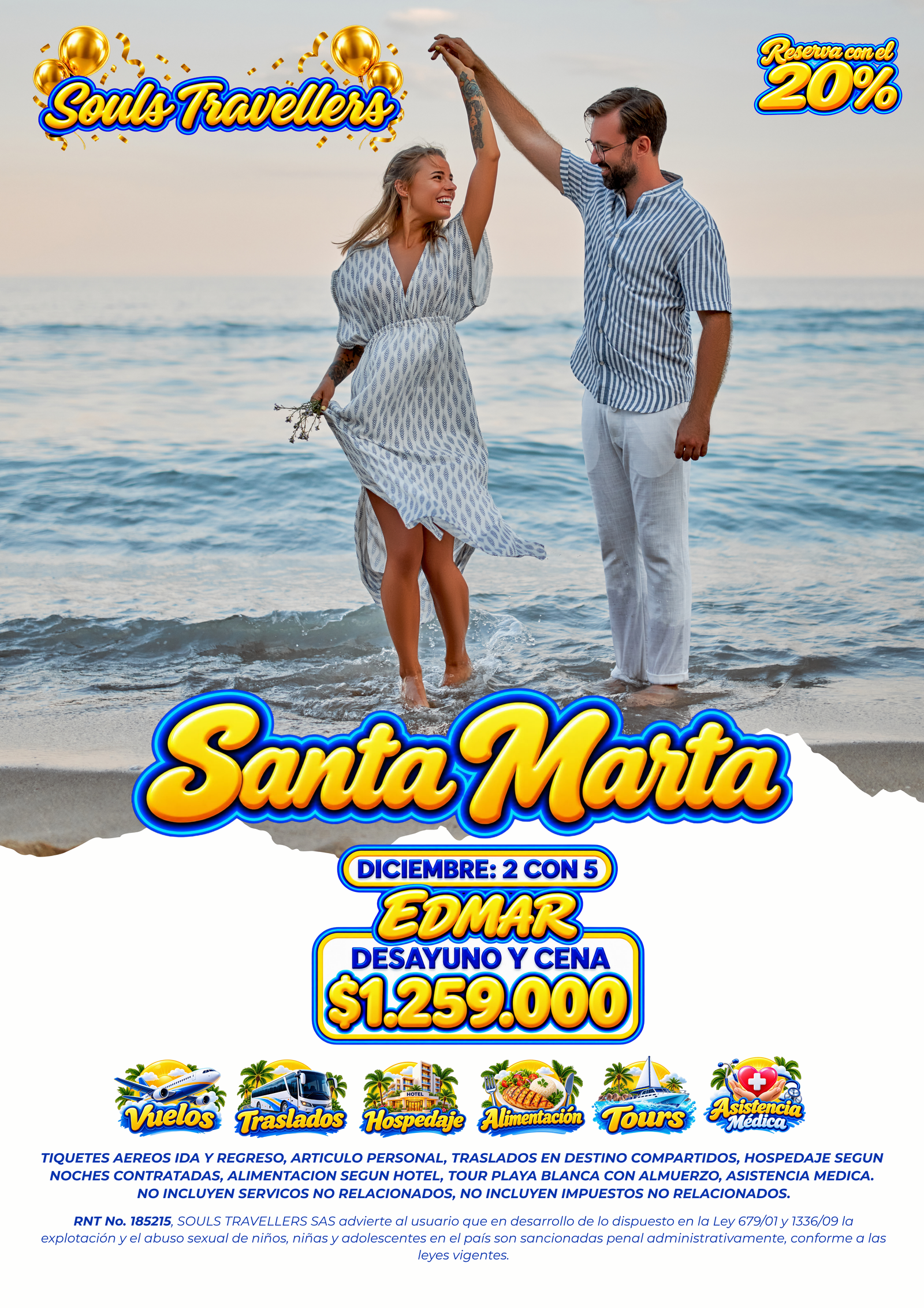 Promo BLOQUEO SANTA MARTA 2 CON 5 DE DICIEMBRE ANIVERSARIO SOULS