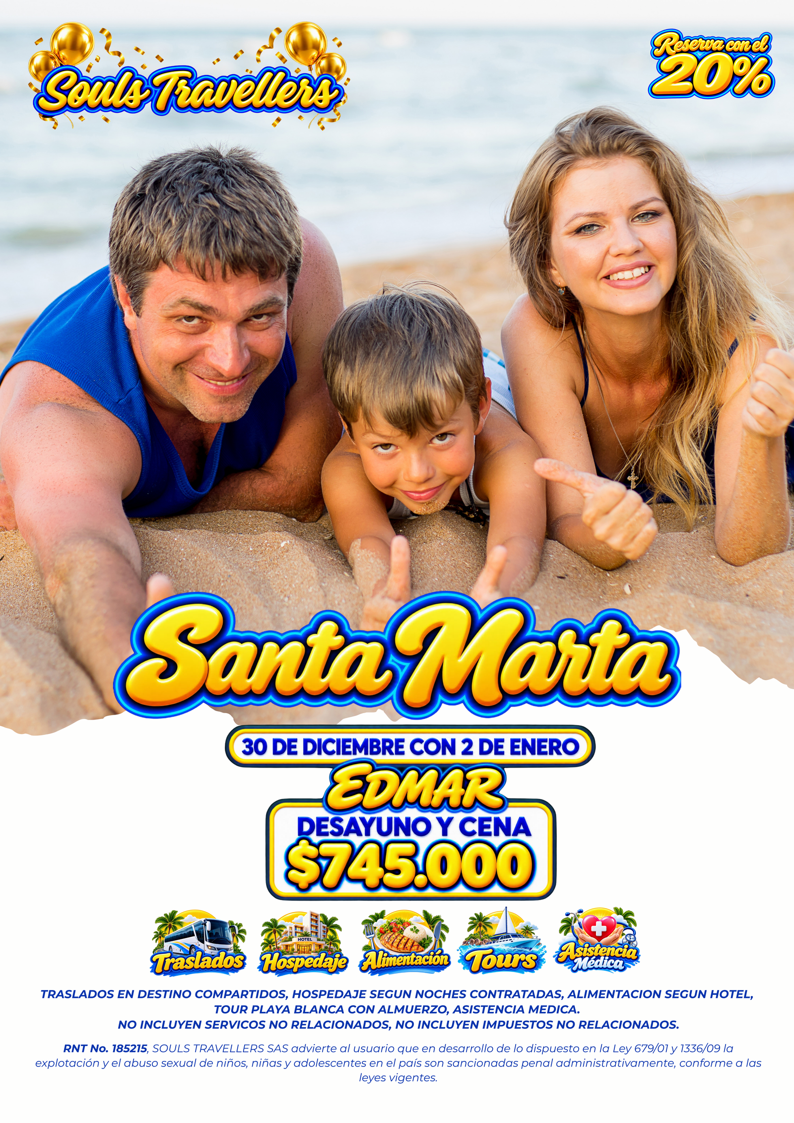 Promo BLOQUEO SANTA MARTA PT FIN DE ANO ANIVERSARIO SOULS