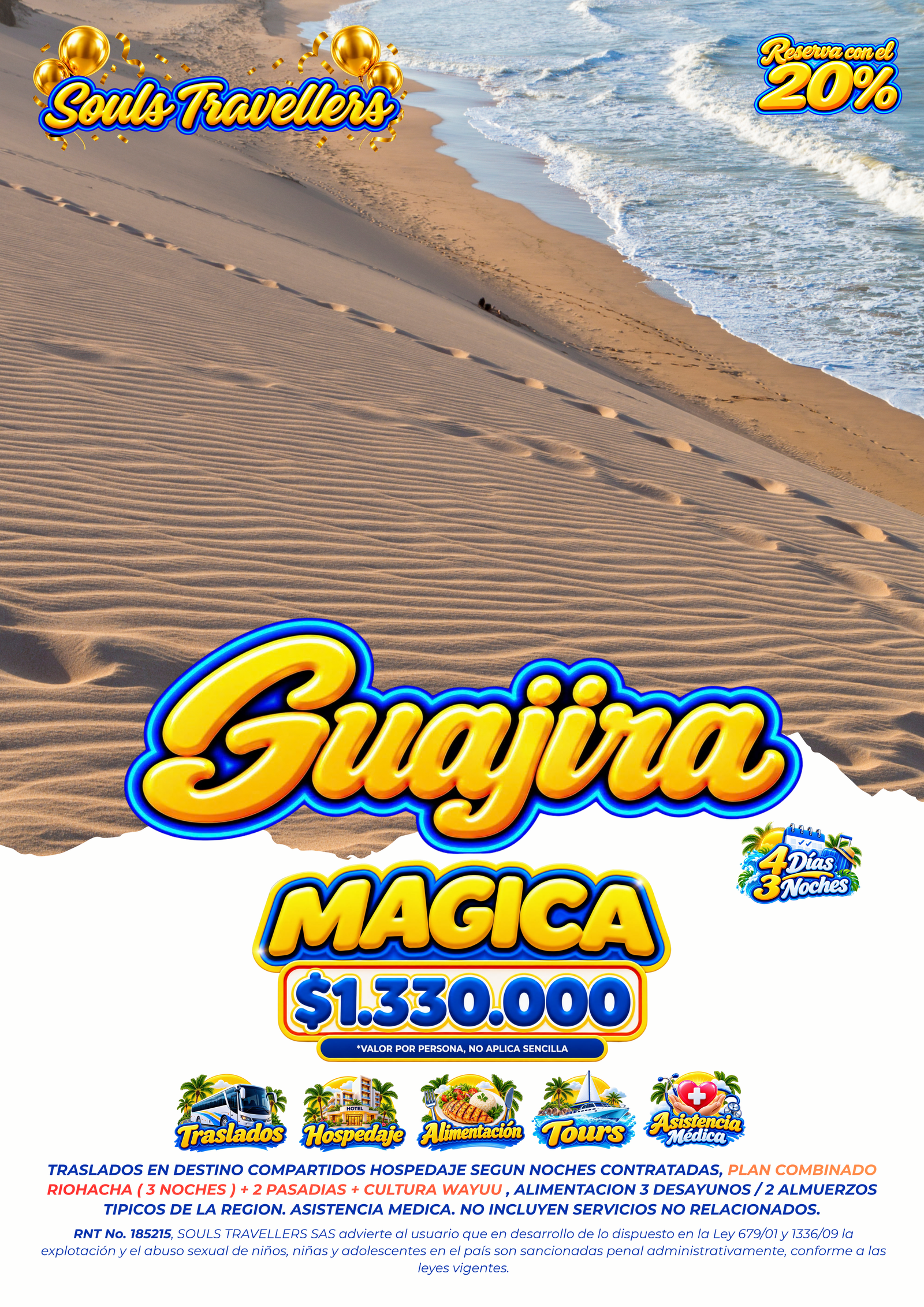 Promo GUAJIRA MAGICA ANIVERSARIO SOULS