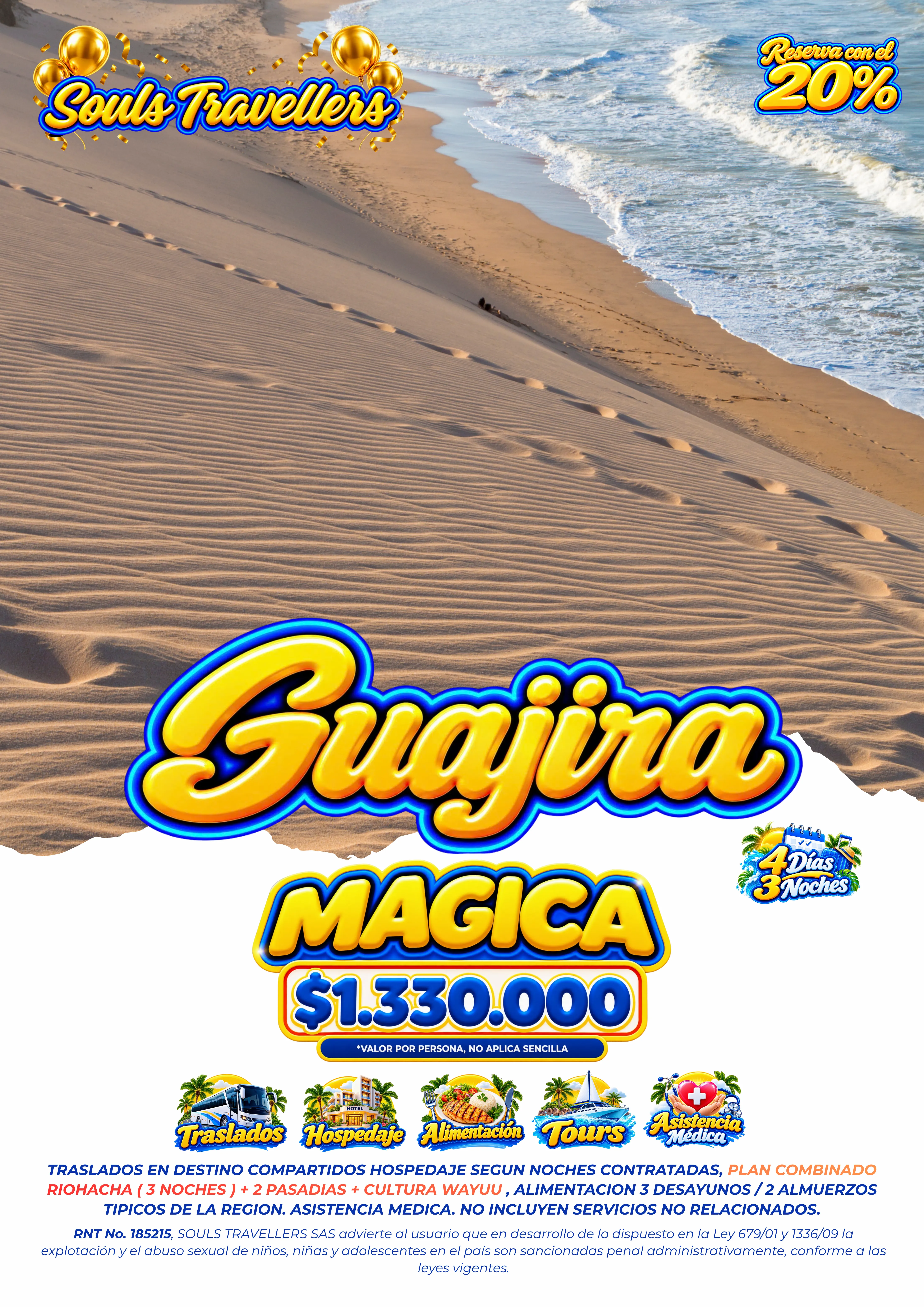 Promo GUAJIRA MAGICA ANIVERSARIO SOULS