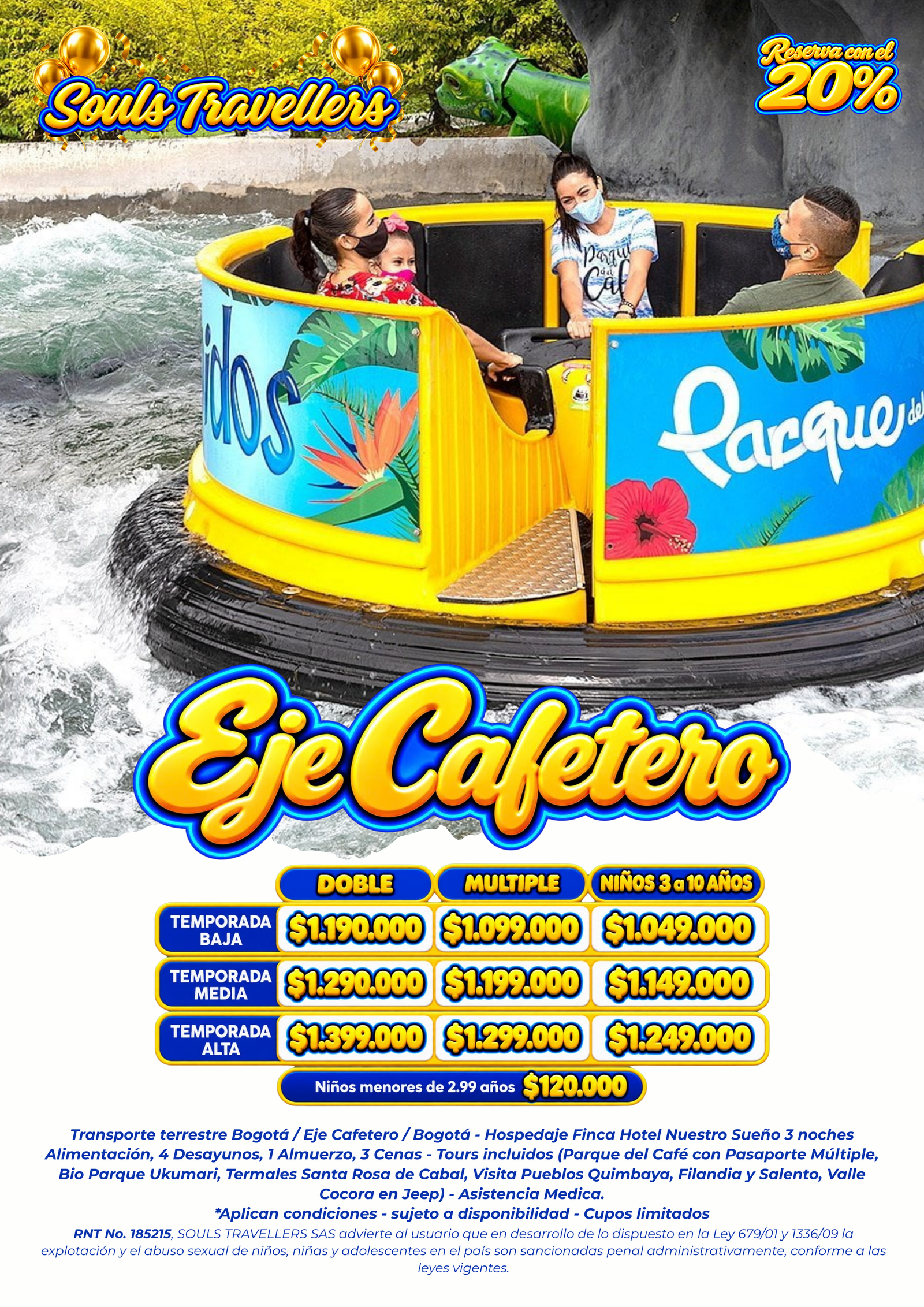 Promo PLAN TERRESTRE EJE CAFETERO 2026 ANIVERSARIO SOULS