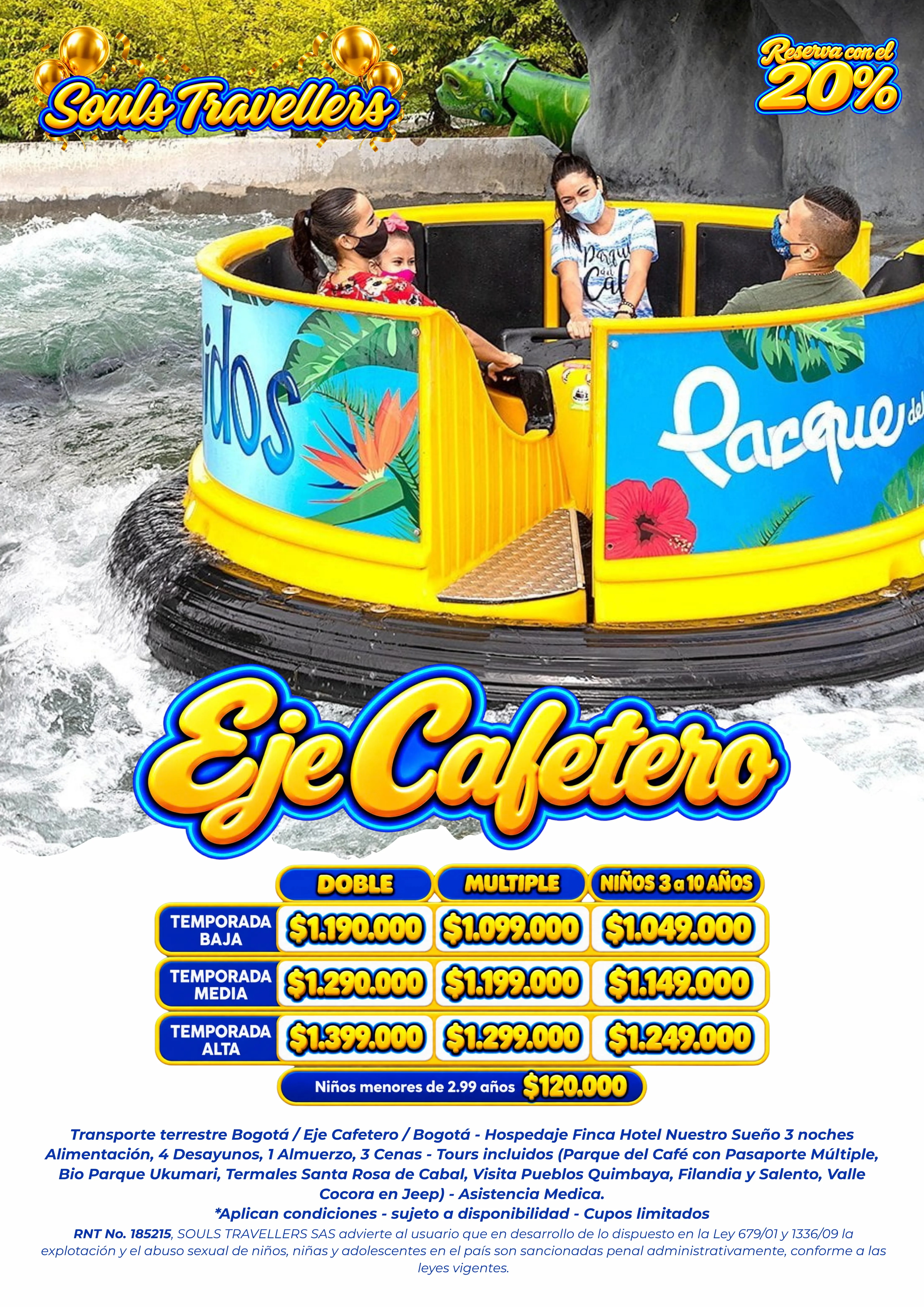 Promo PLAN TERRESTRE EJE CAFETERO 2026 ANIVERSARIO SOULS