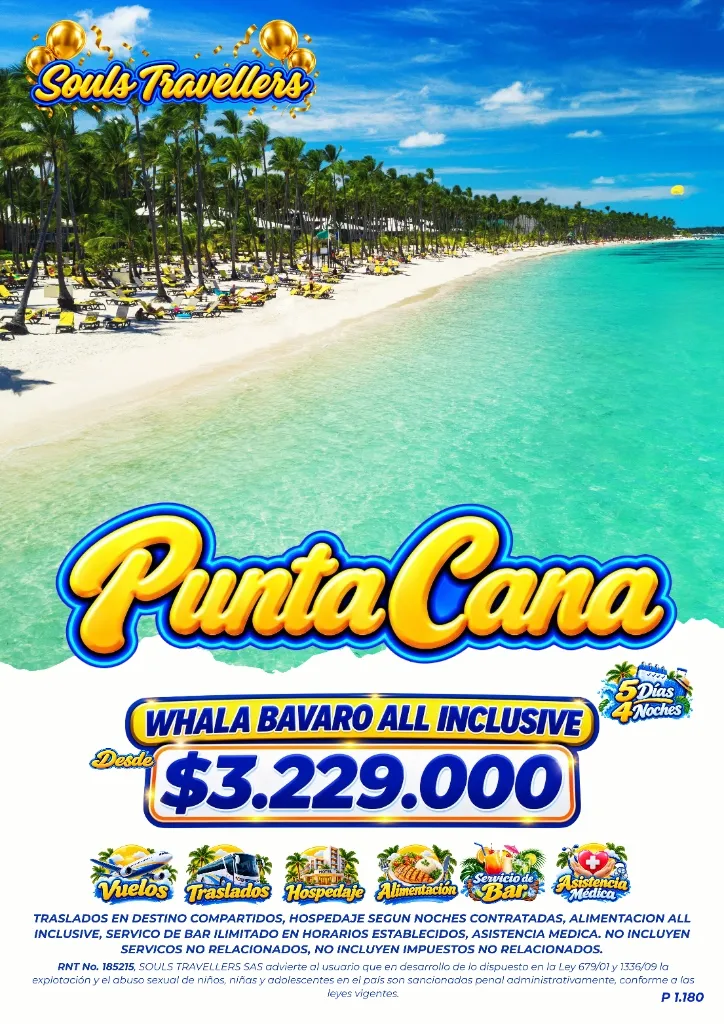 Promo PUNTA CANA WHALA BAVARO ALL INCLUSIVE