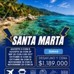 Santa Marta Flex – Hotel Edmar (Agosto a Noviembre)