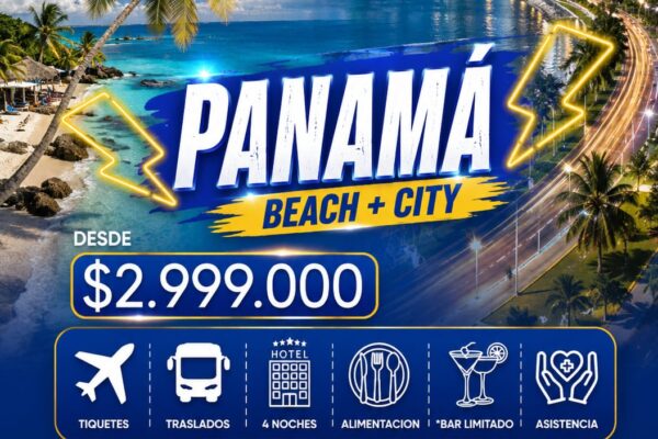 Panamá Beach + City Premium (Hoteles 5⭐)