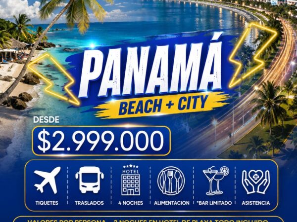 Panamá Beach + City Premium (Hoteles 5⭐)