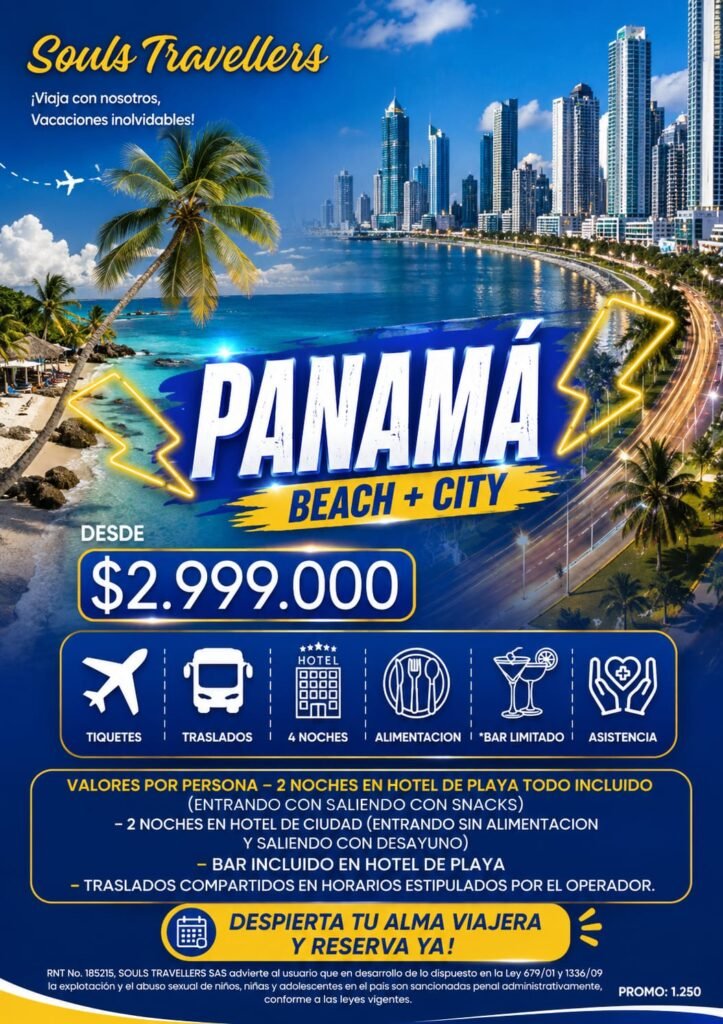 Panamá Beach + City Premium (Hoteles 5⭐)